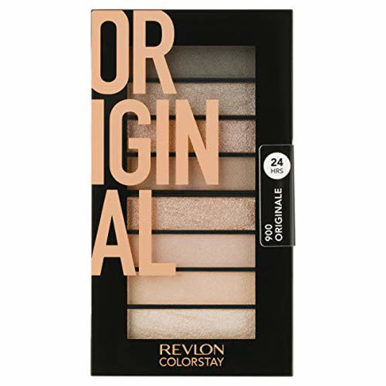 Picture of Revlon ColorStay Looks Book Eyeshadow Palette, Longwear Vibrant Eye Colors in Mix of Shimmer, Matte and Metallic Finish, Original (900), 3.4 oz