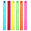 Picture of Mr. Pen- Rulers, Rulers 12 Inch, 6 Pack, Assorted Colors, Kids Ruler for School, Rulers for Kids, Ruler with Centimeters and Inches, Plastic Rulers, Kids Ruler, School Ruler, Standard Ruler, Clear