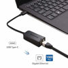 Picture of Cable Matters USB C to Ethernet Adapter (USB C to Gigabit Ethernet Adapter) in Black - USB-C and Thunderbolt 3 Port Compatible with MacBook Pro, Dell XPS 13 15, HP Spectre x360, Surface Pro and More