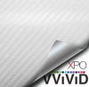 Picture of VViViD XPO White Carbon Fiber Car Wrap Vinyl Roll with Air Release Technology (3ft x 5ft)