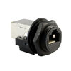 Picture of ASI ASICPICRJ45S RJ45 Panel Mount, Waterproof Connector (When Used with Cap), Shielded, Front Mount, Female, IP67, NEMA 6P, Cap Sold Separately