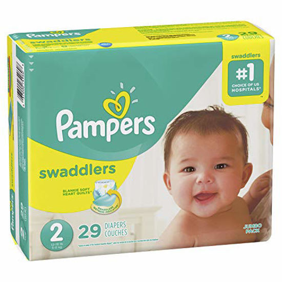 Picture of Pampers Swaddlers Diapers Size 2 29 Count