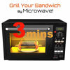 Picture of Microwave Sandwich Maker | Panini Press Sandwich Maker | Microwave Grill Tray Crisper | Grill Fast and Dishwasher Safe