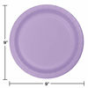 Picture of Creative Converting Paper Dinner Plates, 8.75", Luscious Lavender