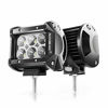 Picture of Auxbeam LED Light Bar 4" 18W LED Pods 1800lm Flood Beam Driving light Off Road Lights for SUV ATV UTV Trucks Pickup Jeep Lamp (Pack of 2)