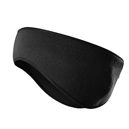 Picture of Fleece Ear Warmers Muff Winter Headband for Men Women Running Yoga Skiing Riding