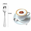 Picture of Demitasse Espresso Spoons, Mini Coffee Spoon, 4.7 Inches Stainless Steel Small Spoons for Dessert, Set of 6