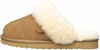 Picture of Dearfoams Women's Fireside Water Resistent Sydney Shearling Scuff Slipper, Chestnut, 8