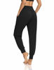 Picture of DIBAOLONG Womens Yoga Joggers Loose Workout Sweat Pants Comfy Lounge Pants with Pockets Black