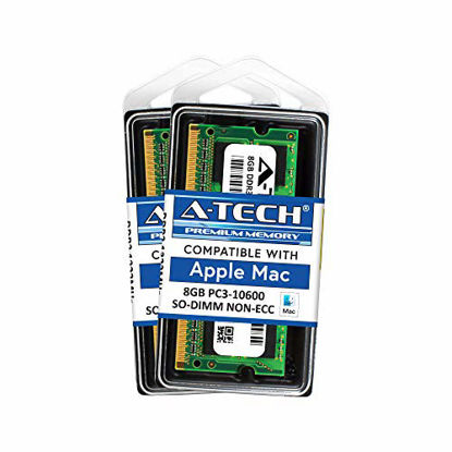 Picture of A-Tech for Apple 16GB Kit 2 x 8GB PC3-10600 1333Mhz Mac Mini iMac MacBook Pro Late 2011 A1286 MD311LL/A A1297 MC511LL/A A1312 MC309LL/A A1311 MC812LL/A MC813LL/A MC814LL/A MC815LL/A A1347 Memory RAM