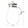 Picture of Artcome 65 Oz Large Heat Resistant Water Carafe with Stainless Steel Lid, Borosilicate Glass Beverage Pitcher with Lid