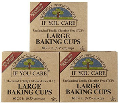 Picture of If You Care Unbleached Large Baking Cups, 60 Ct, 6 Pk