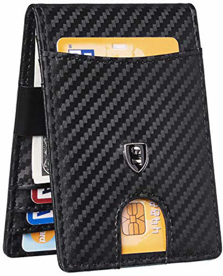 Green Long Bi Fold Leather Wallet For Men And Women | Multiple  Credit/Debit/Gift Card Windows | RFID Blocked