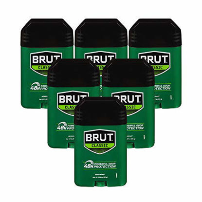 Picture of Brut Deodorant, 2.25 Ounces (Pack of 6)