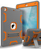 Picture of TOPSKY Case for New iPad 9.7 2018,iPad 6th/5th Generation Case,Three Layer Shockproof Defender Protective Case Cover for Apple iPad 9.7 2017/2018 A1893 A1954 A1822 A1823 ,Grey Orange