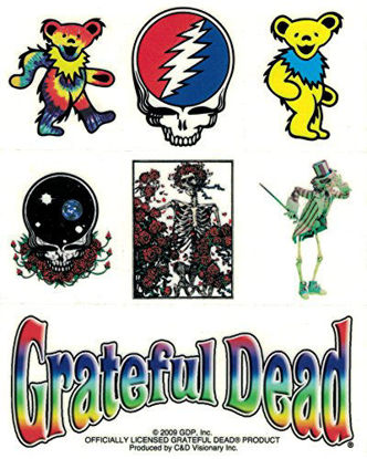 Picture of Grateful Dead - Set of 7 Icon Stickers (Sheet)