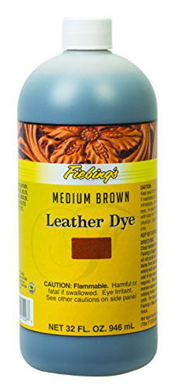 32 Oz. Fiebings Leather Dye - Medium Brown