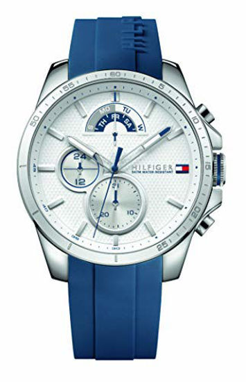 Tommy hilfiger men's on sale silicone sport watch