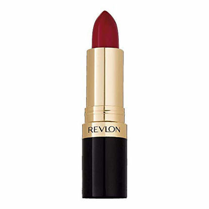 Picture of Revlon Super Lustrous Lipstick, High Impact Lipcolor with Moisturizing Creamy Formula, Infused with Vitamin E and Avocado Oil in Red / Coral, Love that Red (725)