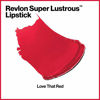 Picture of Revlon Super Lustrous Lipstick, High Impact Lipcolor with Moisturizing Creamy Formula, Infused with Vitamin E and Avocado Oil in Red / Coral, Love that Red (725)