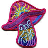 Picture of Mushroom Boho Hippie Retro Love Peace Weed Trance Embroidered Applique Iron-on Patch