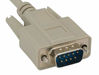 Picture of 50 Foot DB9 Male to Female RS232 Extension Serial Cable - 28 AWG Shielded