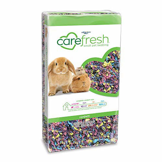 Picture of carefresh 99% Dust-Free Confetti Natural Paper Small Pet Bedding with Odor Control, 10 L