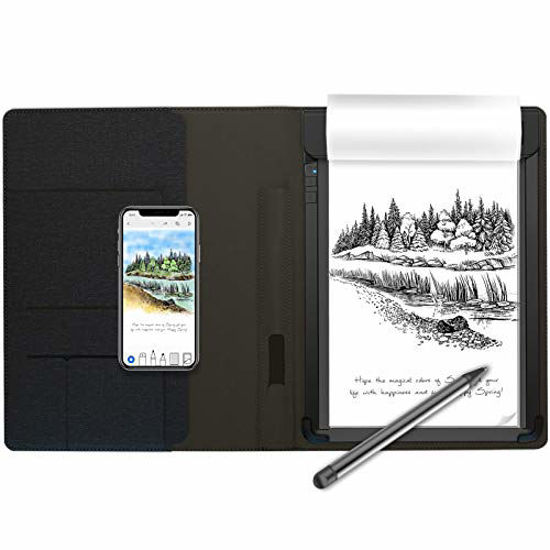 Picture of Royole RoWrite Smart Writing Digital Pad for Business, Academic and Art, with Folio, Pen, 2 A5 Notepads