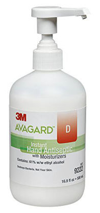 Picture of Avagard D 3M Healthcare Sanitizer Hand Gel with Moisturizer, 16.9 Fluid Ounce, White (9222)