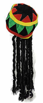 Picture of Rasta Dreadlock Reggae Jamaican Hat