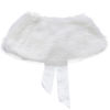 Picture of TiaoBug Girls Princess Faux Fur Bolero Shoulder Cape Bridesmaid Shawl Stole Shrug (White)