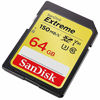 Picture of SanDisk 64GB SDXC SD Extreme Memory Card Works with Canon EOS 77D, 80D, 70D, 6D, 60D Digital DSLR Camera 4K V30 U3 (SDSDXVE-064G-GNCIN) Bundle with (1) Everything But Stromboli Combo Card Reader