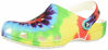 Picture of Crocs Unisex Classic Tie Dye Clog | Comfortable Slip On Water Shoes, Multi, 10 US Men