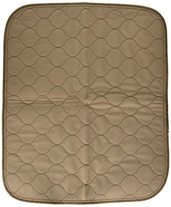 Picture of EZwhelp 17" x 20" Machine Washable, Reusable Pee Pad/Quilted, Fast Absorbing Dog Whelping Pad/Waterproof Puppy Training Pad/Housebreaking Absorption Pads/Travel Size