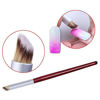 Picture of WOKOTO 3Pcs Nail Gradient Sponges Brush Pens Kit With Double Head Nail Sponge Pen Nail Gradient Brushes 3 Different Ombre Brushes For Gel Nails