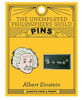 Picture of The Unemployed Philosophers Guild Einstein and E=mc2 Enamel Pin Set - 2 Unique Colored Metal Lapel Pins