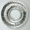 Picture of 104 Pc Aluminum Foil Round Stove Gas Burner Bib Liners Covers Disposable 7.5" !