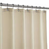 Picture of Stall Fabric Weave Waffle Shower Curtain 36 x 72 inch, Spa, Hotel Luxury Spa, 230 GSM Heavy Duty, Water Repellent, Washable, Cream, 36x72