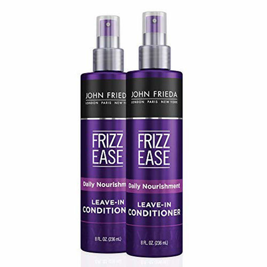 Picture of John Frieda Frizz Ease Daily Nourishment Conditioner, Leave-in Conditioner for Frizz-prone Hair, with Vitamin A, C, and E., 8 Fl Oz, pack of 2 (total 16 Fl Oz)