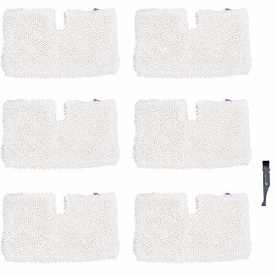 Picture of I clean Replacement Shark S3601 Steam Mops, 6Packs Pocket Microfiber Pads for Shark S3500 Series S3501 S3550 S3901 S3801 SE450 Lift Away Professional Vacuum Cleaners