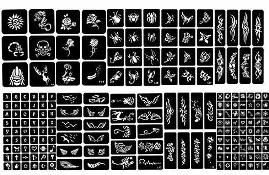 Airbrush Tattoo Stencil Indian Temporary Glittertemplate For Body Art   Fruugo IN