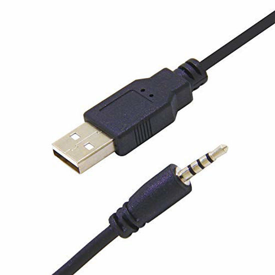 Picture of USB to 2.5mm Male, Ancable Headphone Charger Cable for JBL Synchros E30 E40BT E45BT E50BT EB40 S400BT S400 S500 S700 J56BT Wireless Headphones Replacement Charging Cable