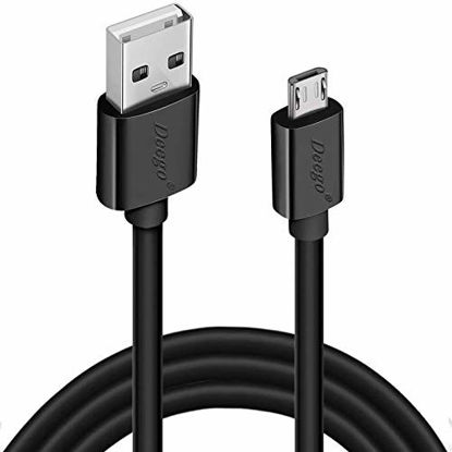 Picture of Micro USB Cable,15Ft Extra Long PS4 Controller Charger Cable, DEEGO Xbox One Controller Cord Durable Android Charging Cord for Samsung Galaxy S7 Edge S6,Note 5,Note 4,Moto G5,Android Phone, Black