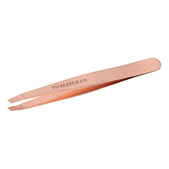 Picture of Tweezerman Rose Gold Slanted Tweezer Model No. 1256-RGR