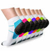 Picture of Compression Socks Plantar Fasciitis Women Men 7 Pairs, 8-15 mmhg A1-Mix 7 Pairs, S/M