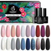 Picture of Beetles 20 Pcs Gel Nail Polish Kit, Modern Muse Collection Soak off Nail Gel Polish Nude Gray Nail Polish Pink Blue Glitter Gel Polish Starter Kit with Glossy & Matte Top Coat and Base Coat Christmas