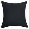 Picture of Anickal Black Pillow Covers Set of 2 Cotton Linen Decorative Square Throw Pillow Covers 16x16 Inch for Sofa Couch Decoration