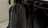 Picture of Nylon Laundry Bag - Locking Drawstring Closure and Machine Washable. These Large Bags Will Fit a Laundry Basket or Hamper and Strong Enough to Carry up to Three Loads of Clothes. (Black)
