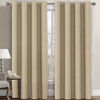 Picture of Linen Curtains Room Darkening Light Blocking Thermal Insulated Heavy Weight Textured Rich Linen Burlap Curtains for Bedroom / Living Room Curtain, 52 by 84 Inch - Beige (1 Panel)