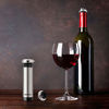 Picture of EZBASICS Wine Saver Vacuum Pump with 2 Wine Stoppers, Stainless Steel